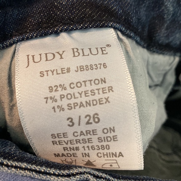 Judy Blue Star Embroidered Super Flare Jeans - Picture 12 of 12